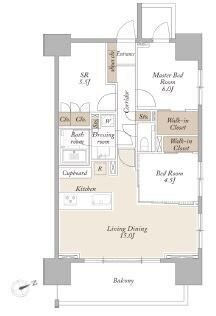 ライトテラス新宿御苑の物件間取画像
