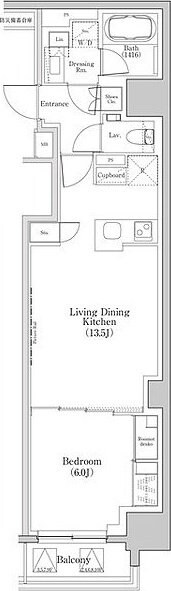 ザ・パークハビオ日本橋三越前の物件間取画像