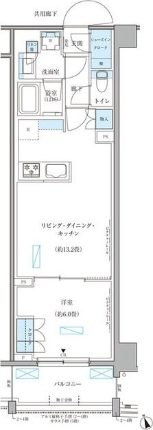 パークアクシス文京本郷の物件間取画像