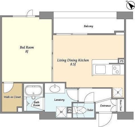 オーキッドレジデンス神楽坂の物件間取画像