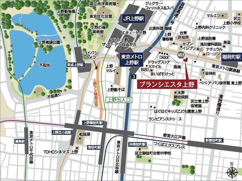 ブランシエスタ上野の物件内観写真