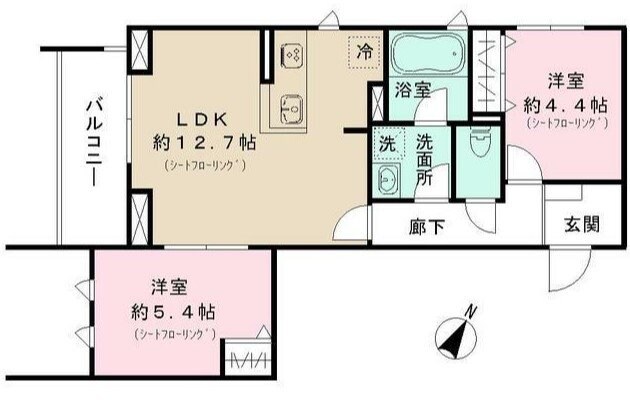 パークサイド宗峯の物件間取画像