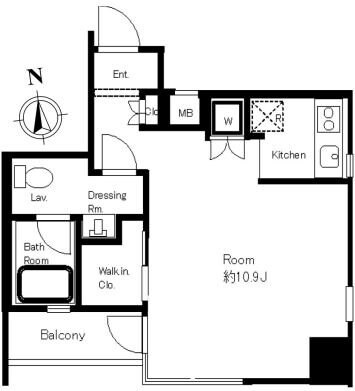 BluRock銀座イーストの物件間取画像