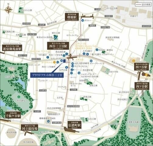 プラウドフラット四谷三丁目の物件内観写真