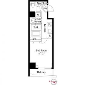 アーバンコア日本橋(モディア日本橋人形町)の物件間取画像