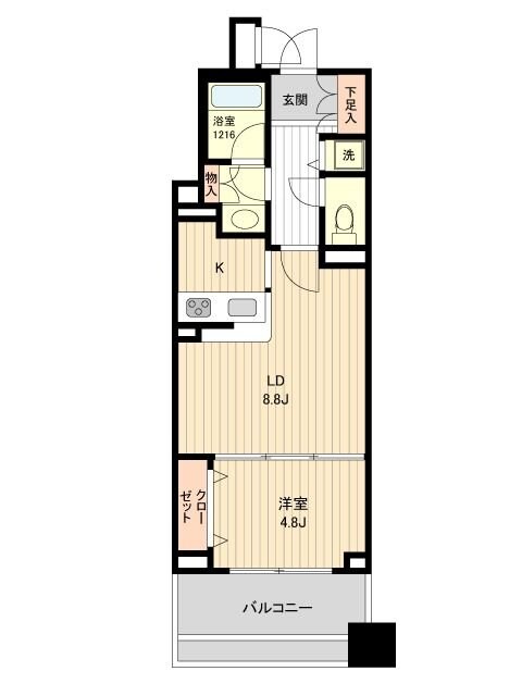 HF銀座レジデンスEASTの物件間取画像