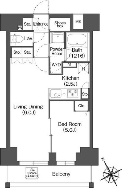 コンフォリア・リヴ根岸二丁目の物件間取画像