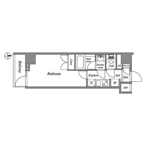ザ・レジデンス神楽坂Iの物件間取画像