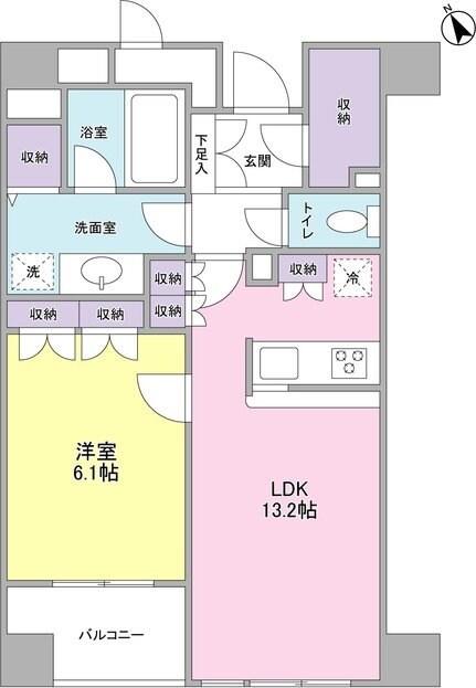 グランカーサ銀座イーストの物件間取画像