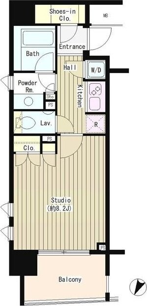 コクヨーレ日本橋の物件間取画像