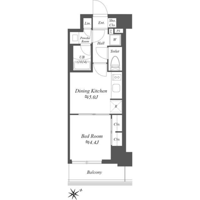 ディームス根岸の物件間取画像