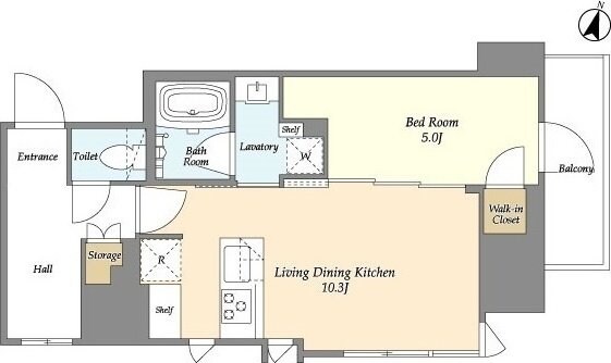 AIFLAT若松河田の物件間取画像