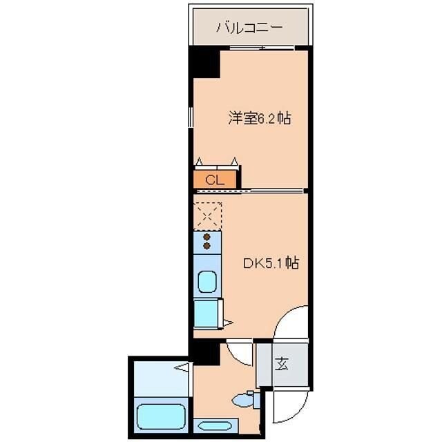 レジディア日本橋人形町の物件間取画像