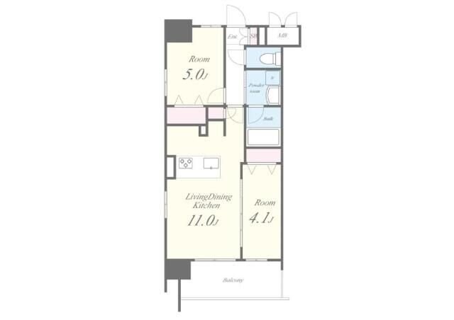 ROOTs Shinjuku Wakamatsuchoの物件間取画像