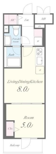 JPT RESIDENSEの物件間取画像