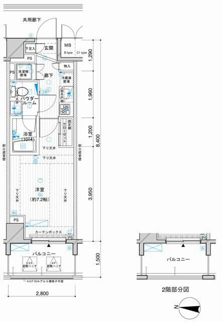 メインステージ押上IVの物件間取画像