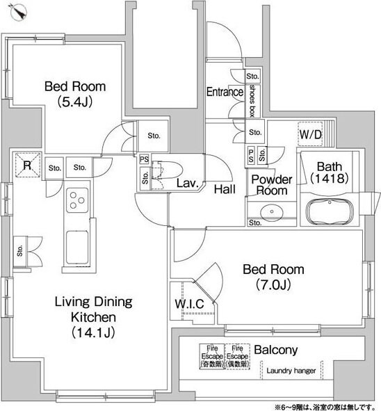 コンフォリア本駒込の物件間取画像