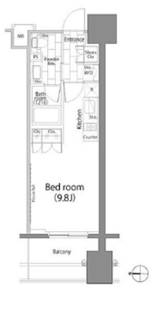 パークハビオ平河町の物件間取画像