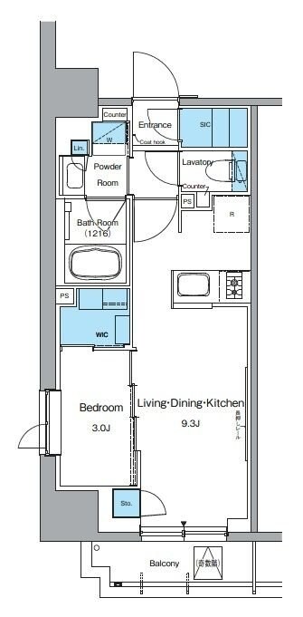 ルフォンプログレ上野御徒町の物件間取画像