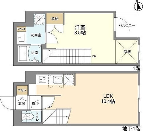 ウェルスクエア新宿戸山の物件間取画像