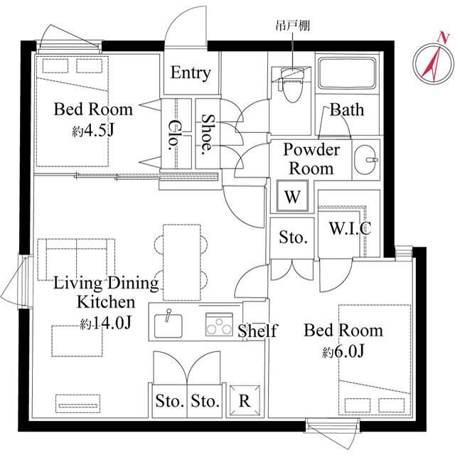 EDIT文京護国寺の物件間取画像