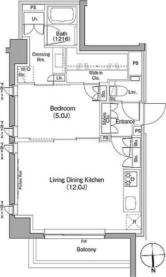 ザ・パークハビオ根岸三丁目の物件間取画像