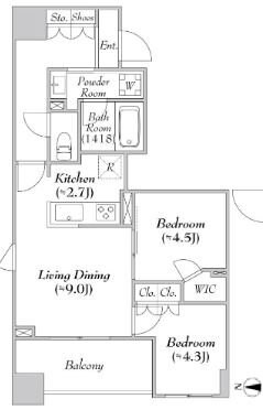 ASMACI MAISON両国IIの物件間取画像