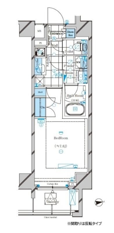 ドムス・スタイル神楽坂の物件間取画像