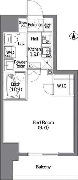 コンフォリア錦糸町DEUXの物件間取画像