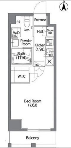 コンフォリア錦糸町DEUXの物件間取画像