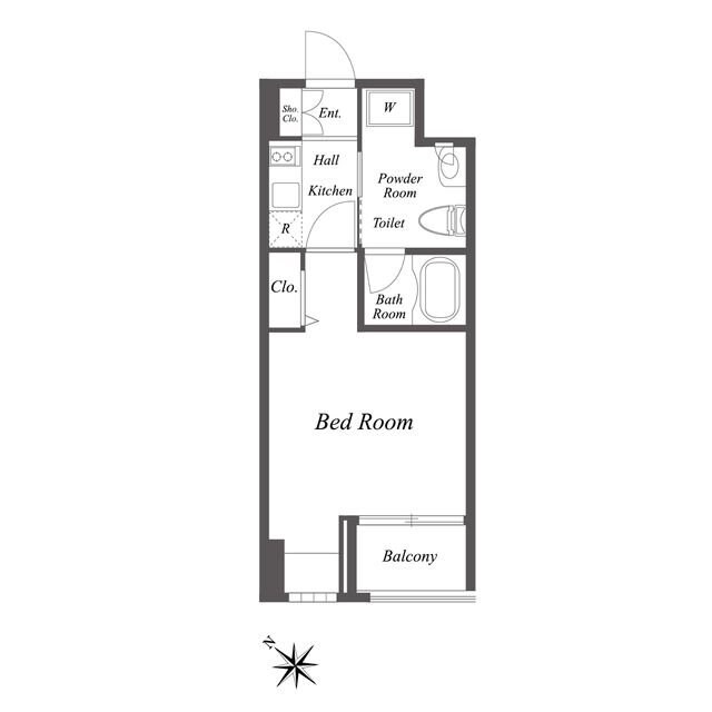 ニューシティアパートメンツ新川IIの物件間取画像