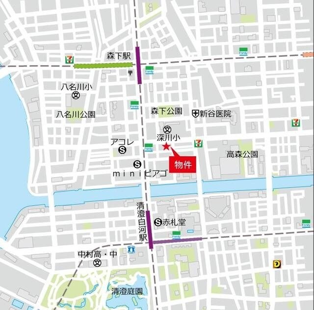 ライオンズフォーシア清澄白河の物件内観写真