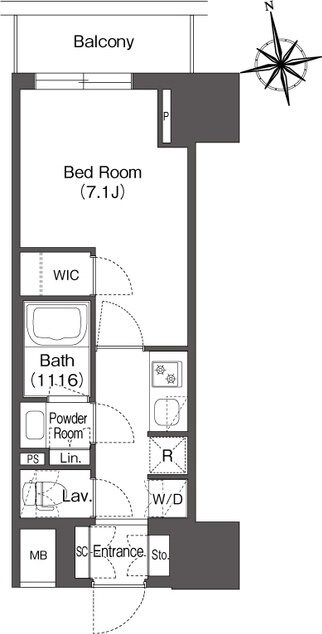 コンフォリア東上野の物件間取画像