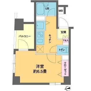 カスタリア新富町IIIの物件間取画像