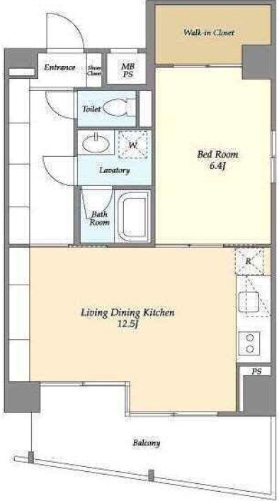 テラス八丁堀の物件間取画像