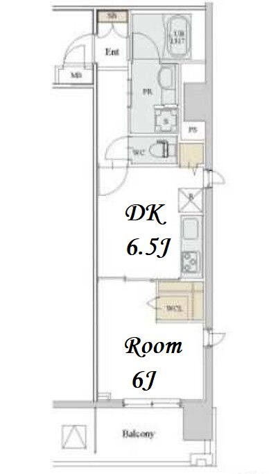 カスタリア人形町IIIの物件間取画像