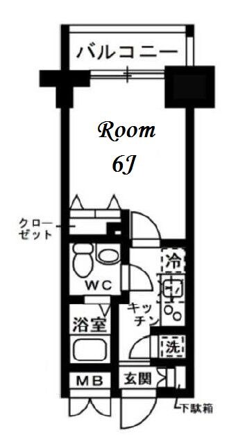 レジディア日本橋人形町IIの物件間取画像
