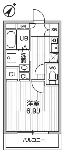 コスモリード人形町の物件間取画像