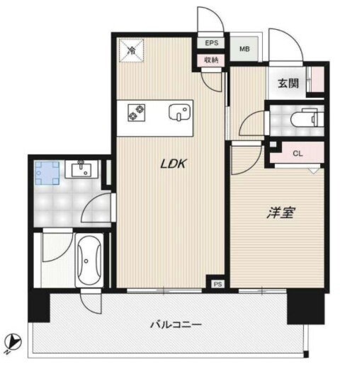 リッジ豊洲の物件間取画像