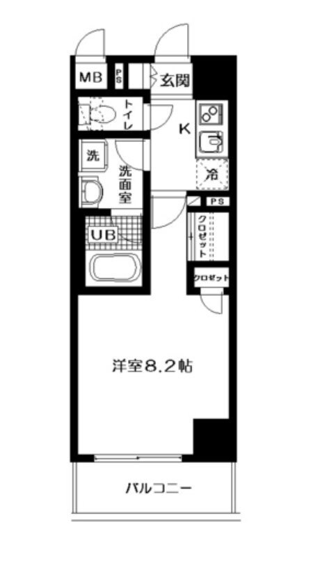レクレドール豊洲の物件間取画像