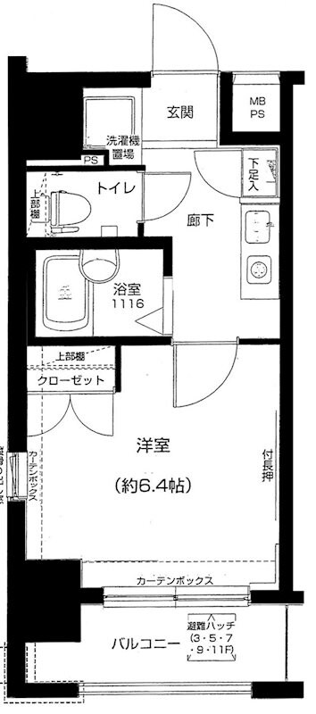 メインステージ門前仲町の物件間取画像