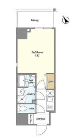 ブルロック門前仲町(BluRock門前仲町)の物件間取画像