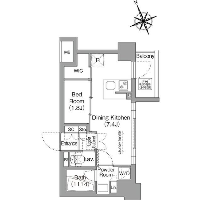 コンフォリア東葛西の物件間取画像