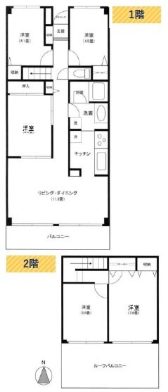 ジュネスの物件間取画像