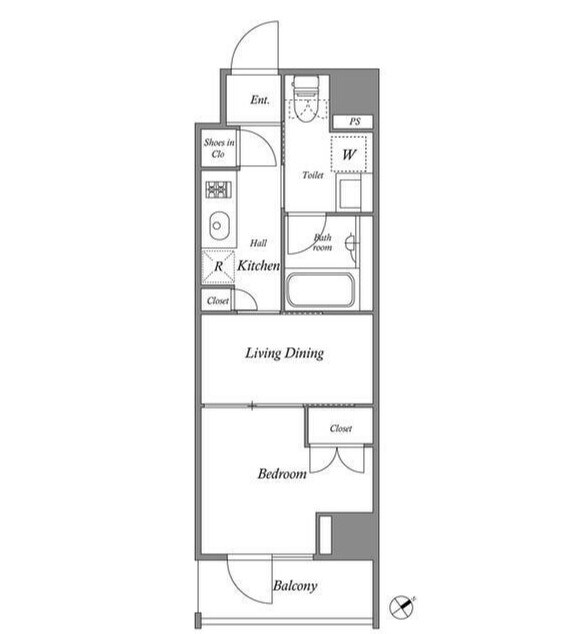 レジデンス門前仲町スクエア(旧オルタナ門前仲町)の物件間取画像