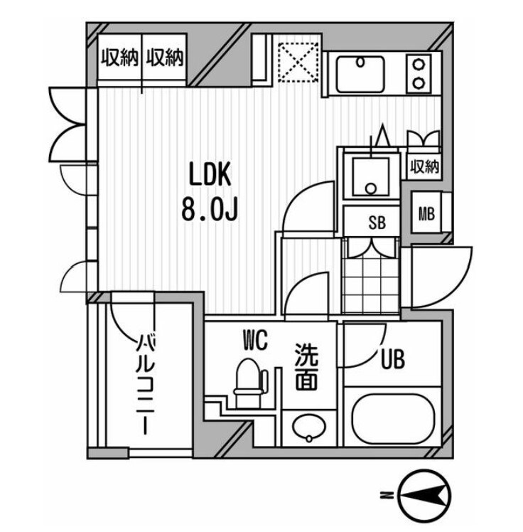 アーデン木場の物件間取画像