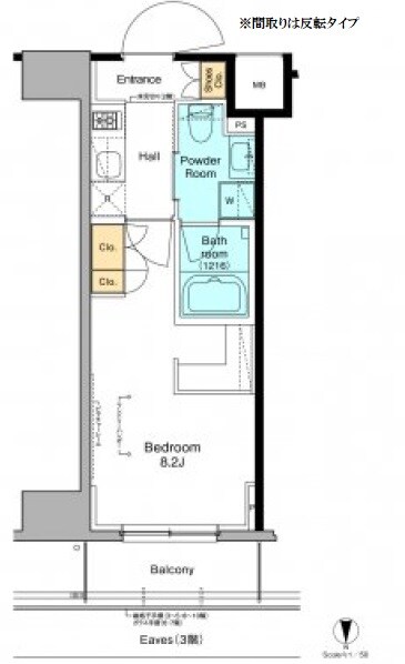 プラウドフラット木場IIの物件間取画像