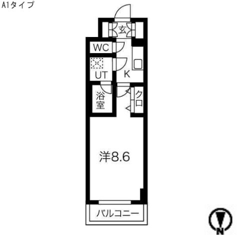 スパシエトラッド門前仲町の物件間取画像