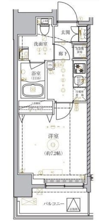 ベルシード大島の物件間取画像