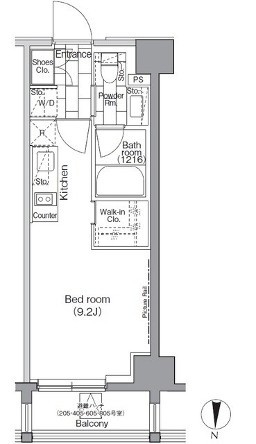 パークハビオ東陽町の物件間取画像